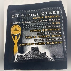 2014 Inductees Class, Rock and Roll Hall of Fame Tee Size 3XL